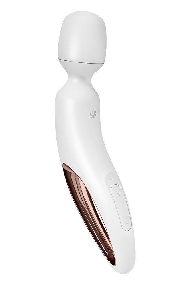Satisfyer Wand-erland 50 Mode Body Wand Massager - White - Body Wands