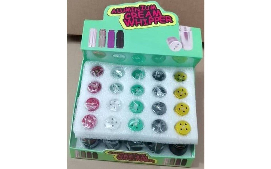 Assist N2O Whipped Cream Gas Cracker for 8g Charger 20 Pc Aluminum Construction - - Massage Oils and Lubricants