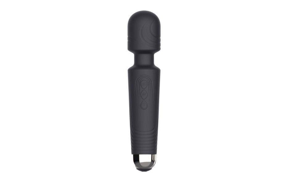 SXE Juliet USB 20 Mode Body Wand Massager 20 Vibration Patterns - Black - Body Wands