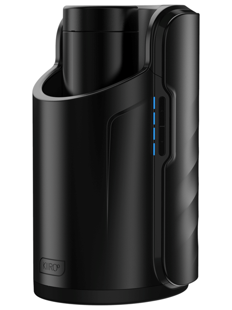 Kiiroo Keon WiFi Combo Set with Feel Stroker Interactive Masturbator - Black - Masturbators and Strokers