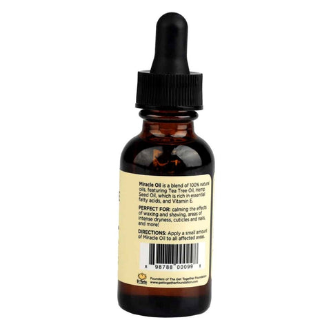 Earthly Body Miracle Oil Skin Soothing Oil with Hemp Seed Natural Massage Oil - Lubricants and Lotions