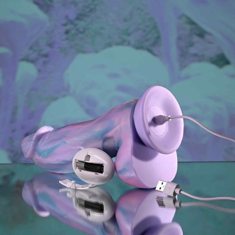 Evolved MYTHICAL Vibrating Fantasy Dildo with Remote Textured Pleasure - Vibrating Dildos