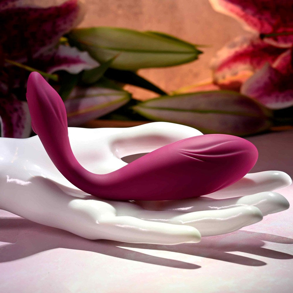 Evolved CHERRY POSE Flexible & Posable Vibrator with Remote - - G-Spot Vibrators