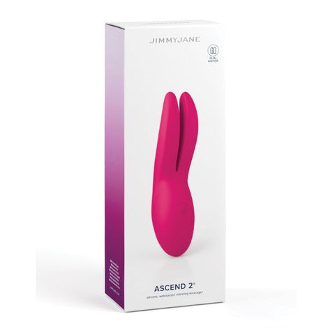 Pipedream Products JimmyJane Ascend 2 Rechargeable Dual Tip Clitoral Vibrator - Clit Ticklers and Pulsators