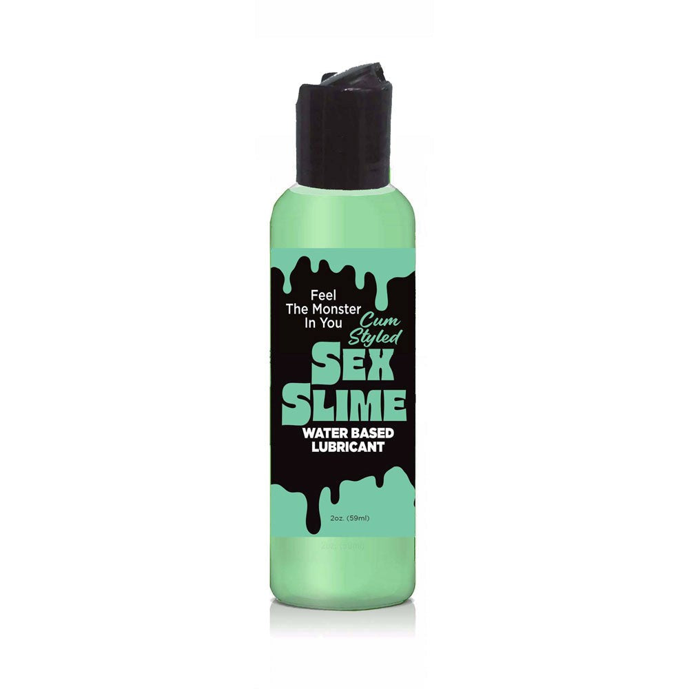 Little Genie Sex Slime Cum Style Creature Lubricant Green Slippery Texture - 60ML - Water Based Lubes
