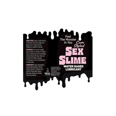 Little Genie Sex Slime Cum Style Creature Lubricant Pink Slippery Texture - Water Based Lubes