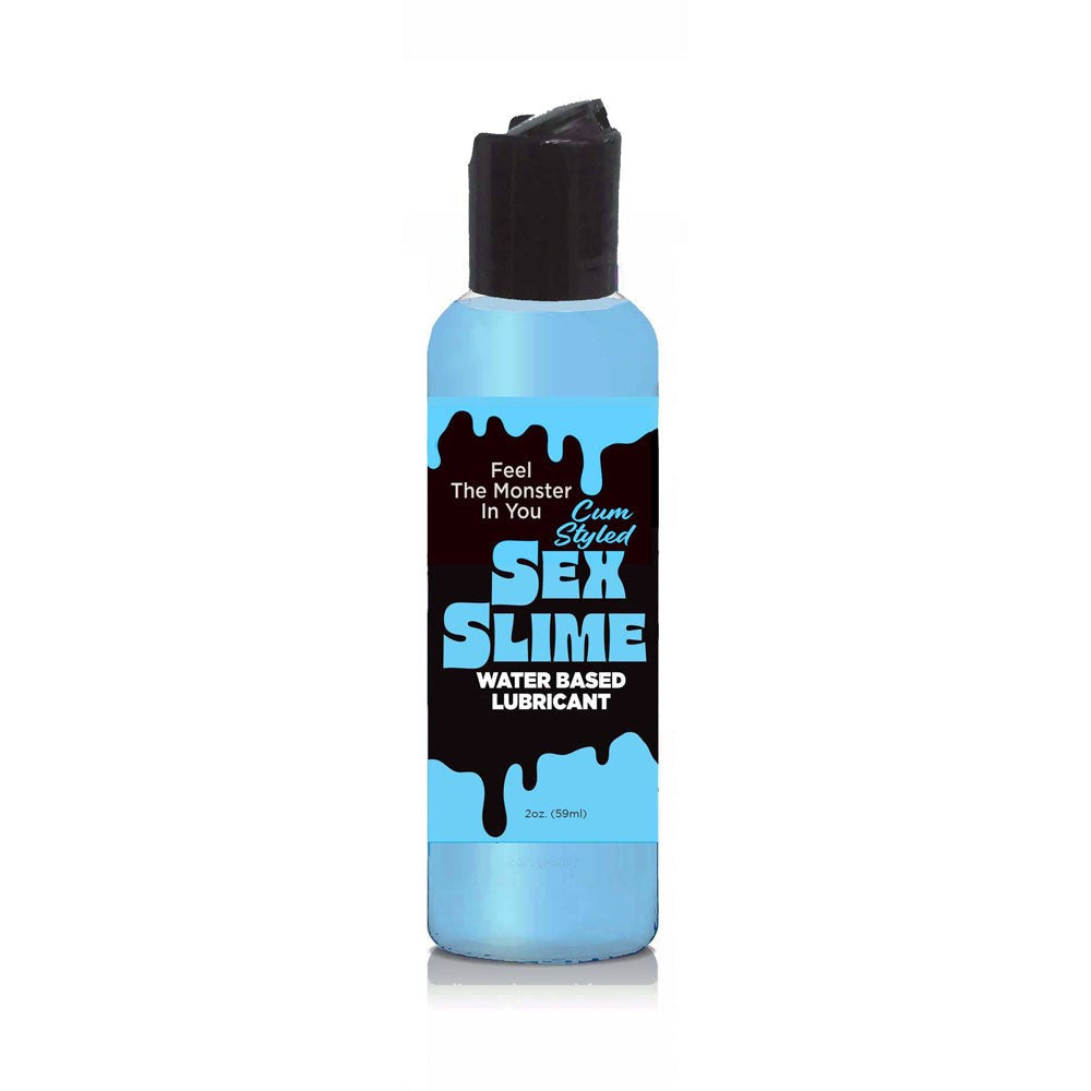 Little Genie Sex Slime Cum Style Water Based Lubricant Blue Slippery Texture - 60ML - Water Based Lubes