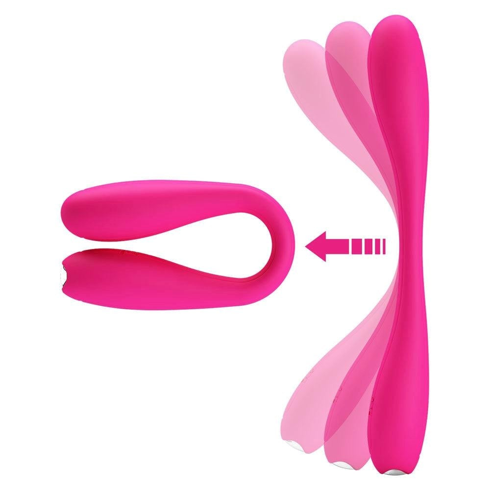 Party Up FRANK Bendable G Spot Vibrators with Dual Stimulation Technology - - G-Spot Vibrators