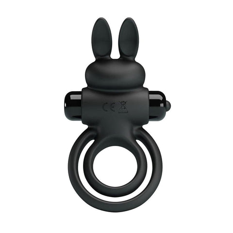 Party Up LAWRENCE Vibrating Cock & Balls Ring with 10 Vibration Patterns - Vibrating Cock Rings