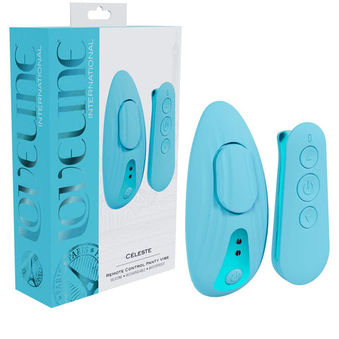 Shots Toys LOVELINE Celeste Remote Controlled Panty Vibe with Magnetic Clitoral - Remote Control Vibrators