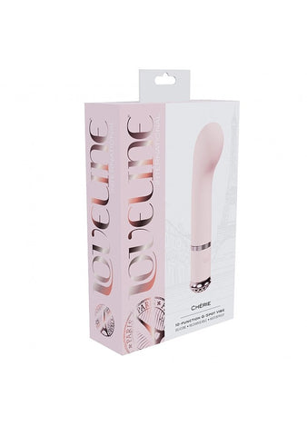 Shots Toys LOVELINE Cherie USB Rechargeable Vibrator with G Spot Curve - G-Spot Vibrators