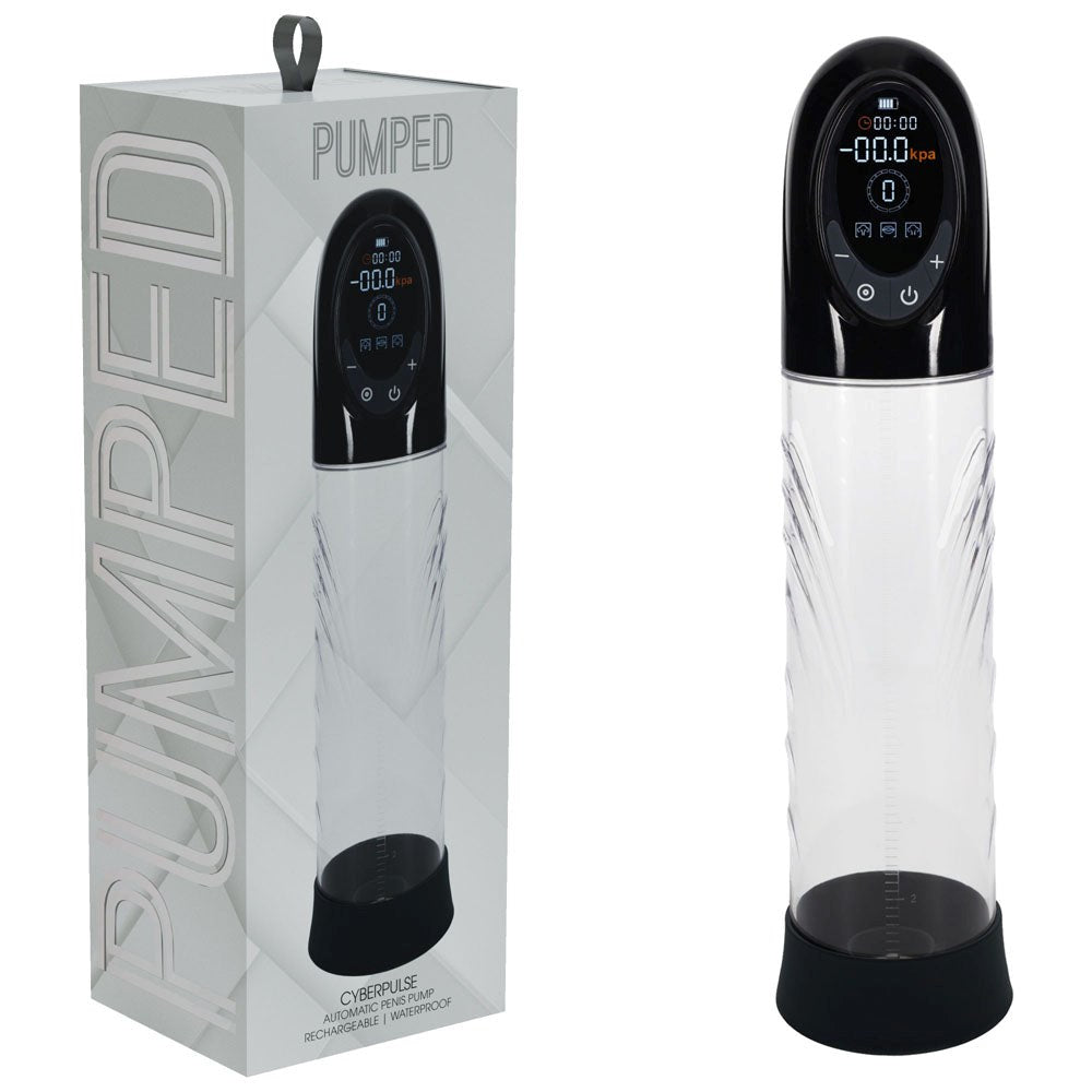 Shots Toys PUMPED CyberPulse Automatic Male Penis Pump with 13 Speed Modes - - Penis Pumps And Stretchers