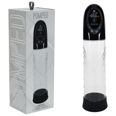 Shots Toys PUMPED CyberPulse Automatic Male Penis Pump with 13 Speed Modes - Penis Pumps And Stretchers
