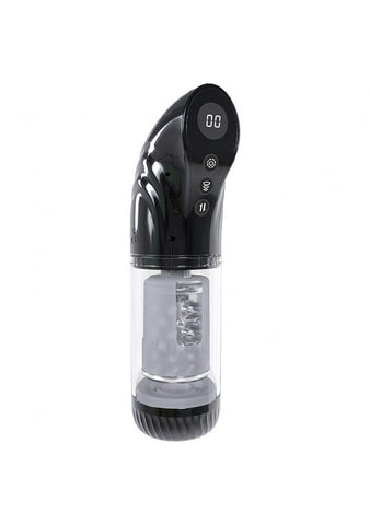 Shots Toys PUMPED Strokemate Thrusting Auto Masturbator with Dual Motors - Masturbators and Strokers