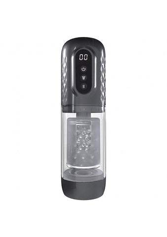 Shots Toys PUMPED Vortex Rotating Thrusting Masturbator Dual Motor Design - Masturbators and Strokers