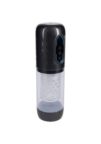 Shots Toys PUMPED Vortex Rotating Thrusting Masturbator Dual Motor Design - Masturbators and Strokers