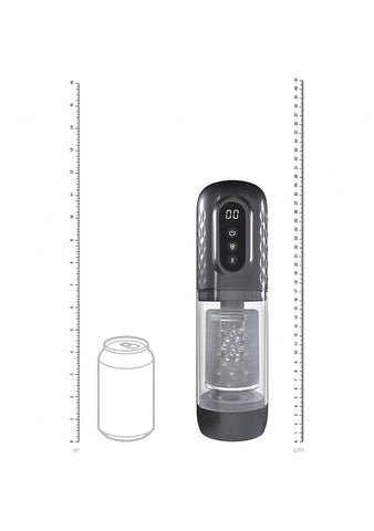 Shots Toys PUMPED Vortex Rotating Thrusting Masturbator Dual Motor Design - Masturbators and Strokers