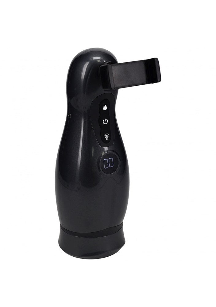 Shots Toys PUMPED Virtuo Vibrating Auto Masturbator Dual Motor Heat - - Masturbators and Strokers