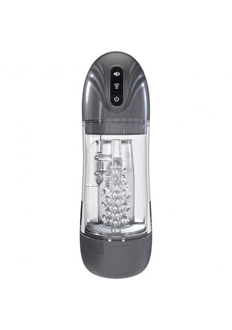 Shots Toys PUMPED SonicPull Vibrating Auto Masturbator with Dual Motors - Masturbators and Strokers