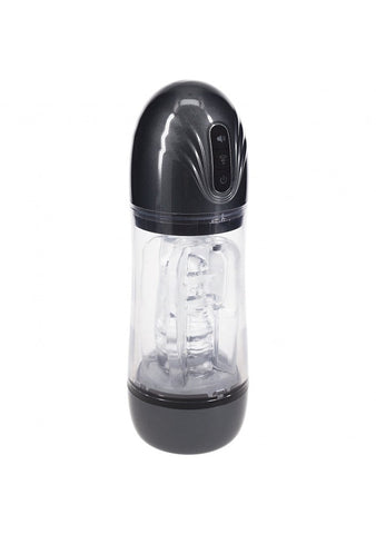 Shots Toys PUMPED SonicPull Vibrating Auto Masturbator with Dual Motors - Masturbators and Strokers