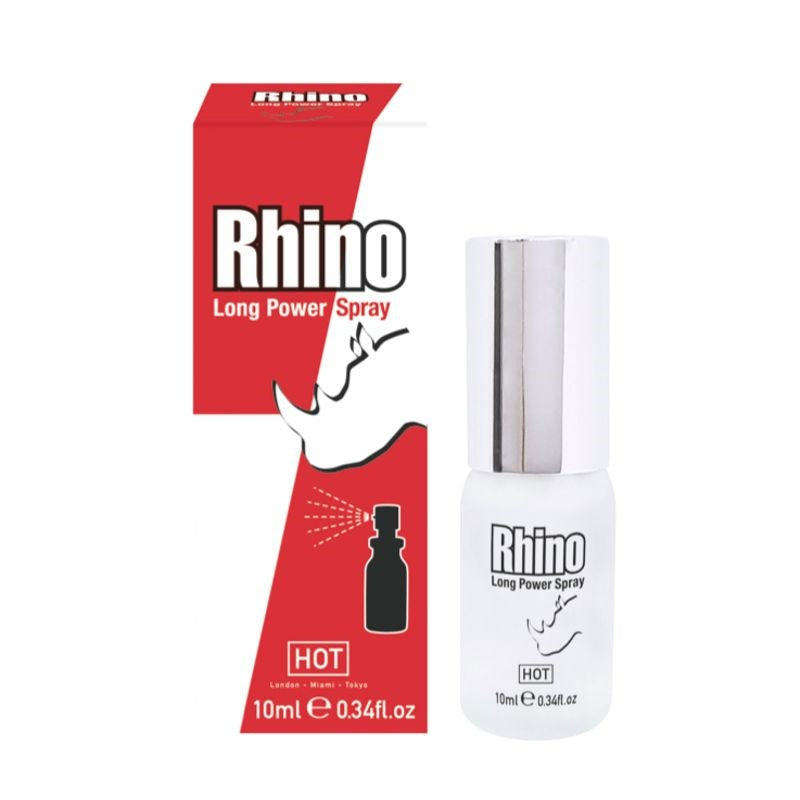 Hot Ero Rhino Natural Sex Delay Spray 10ml with Natural Formula - Default Title - Delay and Excite Sprays