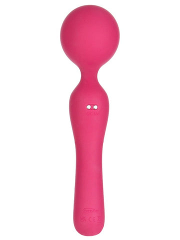 BMS Factory Swan Sceptre Dual Use Vibrating Body Wand Massager with Flexible Neck - Body Wands