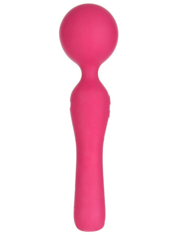 BMS Factory Swan Sceptre Dual Use Vibrating Body Wand Massager with Flexible Neck - Body Wands