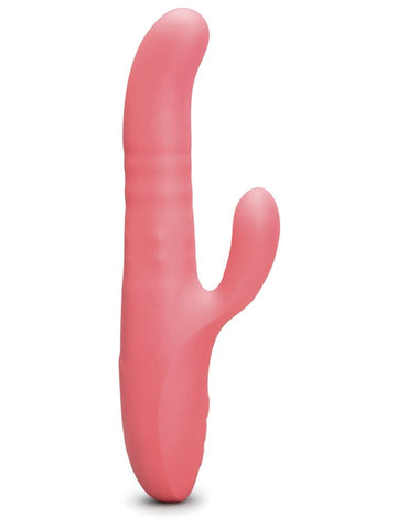 Le Wand Thrust Rechargeable Thrusting Rabbit Vibrator Dual Motor Design - Rabbit Vibrators