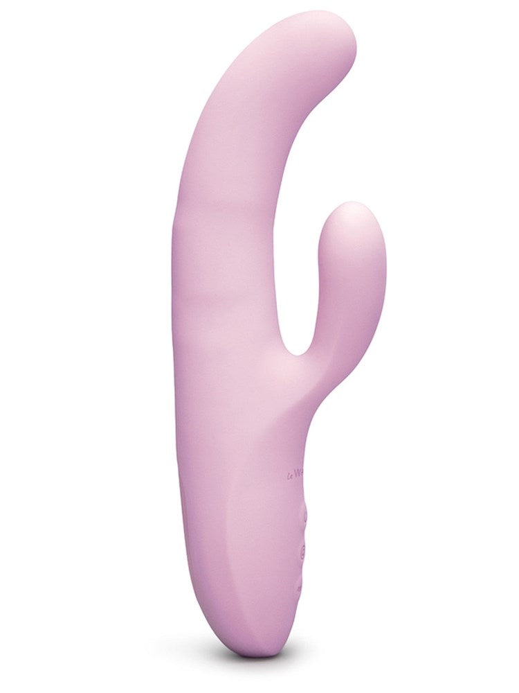 Le Wand Hither Rechargeable Rocking Rabbit Vibrator with Come Hither Motion - - Rabbit Vibrators