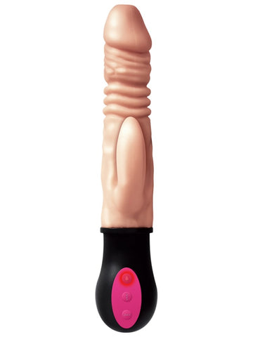 Nasstoys Natural Realskin Hot Cock Rotating Thrusting Dildo with Heating - Vibrating Dildos