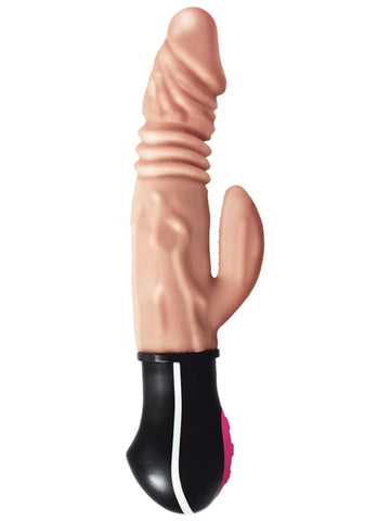 Nasstoys Natural Realskin Hot Cock Rotating Thrusting Dildo with Heating - Vibrating Dildos