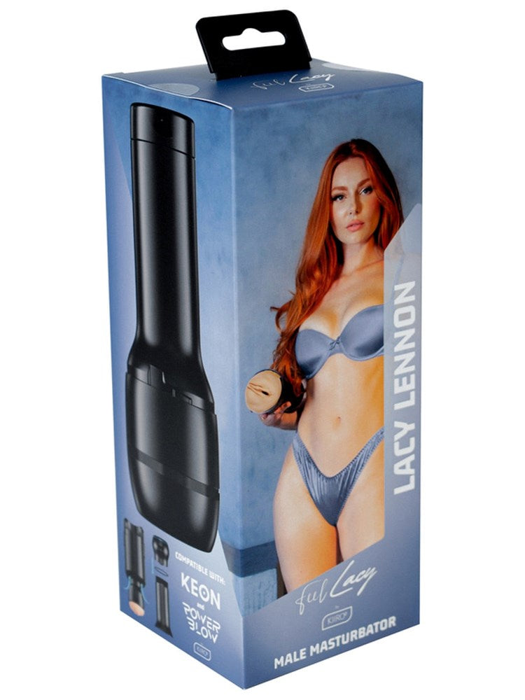 Kiiroo Feel Lacy Lennon PowerBlow Compatible Male Stroker Celebrity Molded - - Masturbators and Strokers