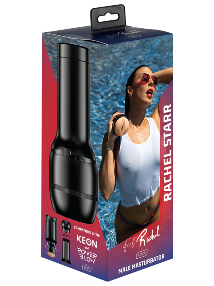 Kiiroo Feel Rachel Starr PowerBlow Compatible Mens Stroker Interactive Design - - Masturbators and Strokers