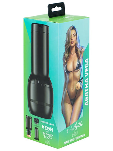Kiiroo Feel Agatha Vega PowerBlow Compatible Stroker Celebrity Molded - Masturbators and Strokers