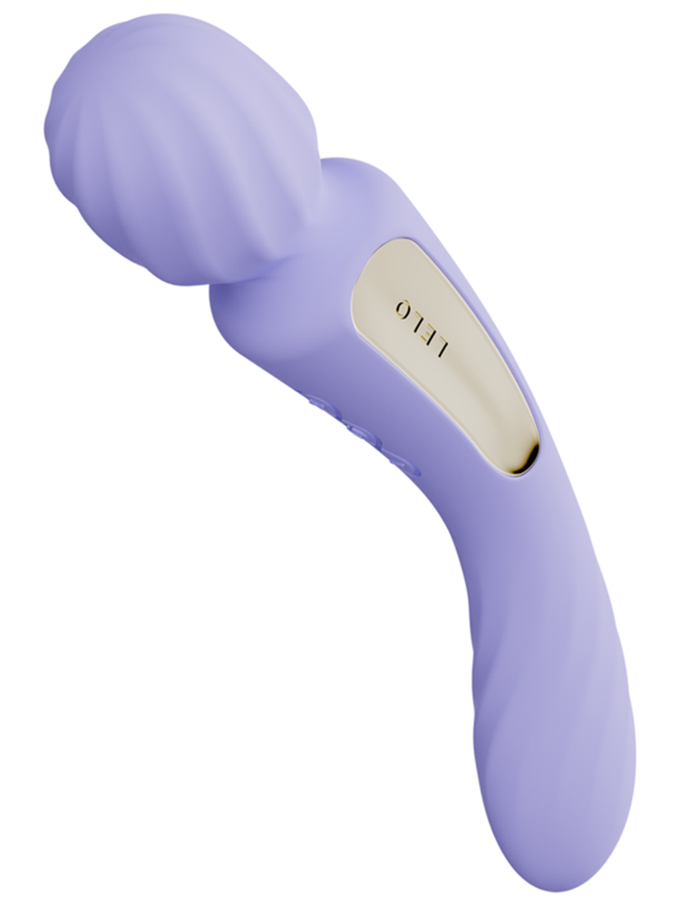 Lelo Switch Dual Ended Body Wand Vibrator App Control - Lilac - Body Wands