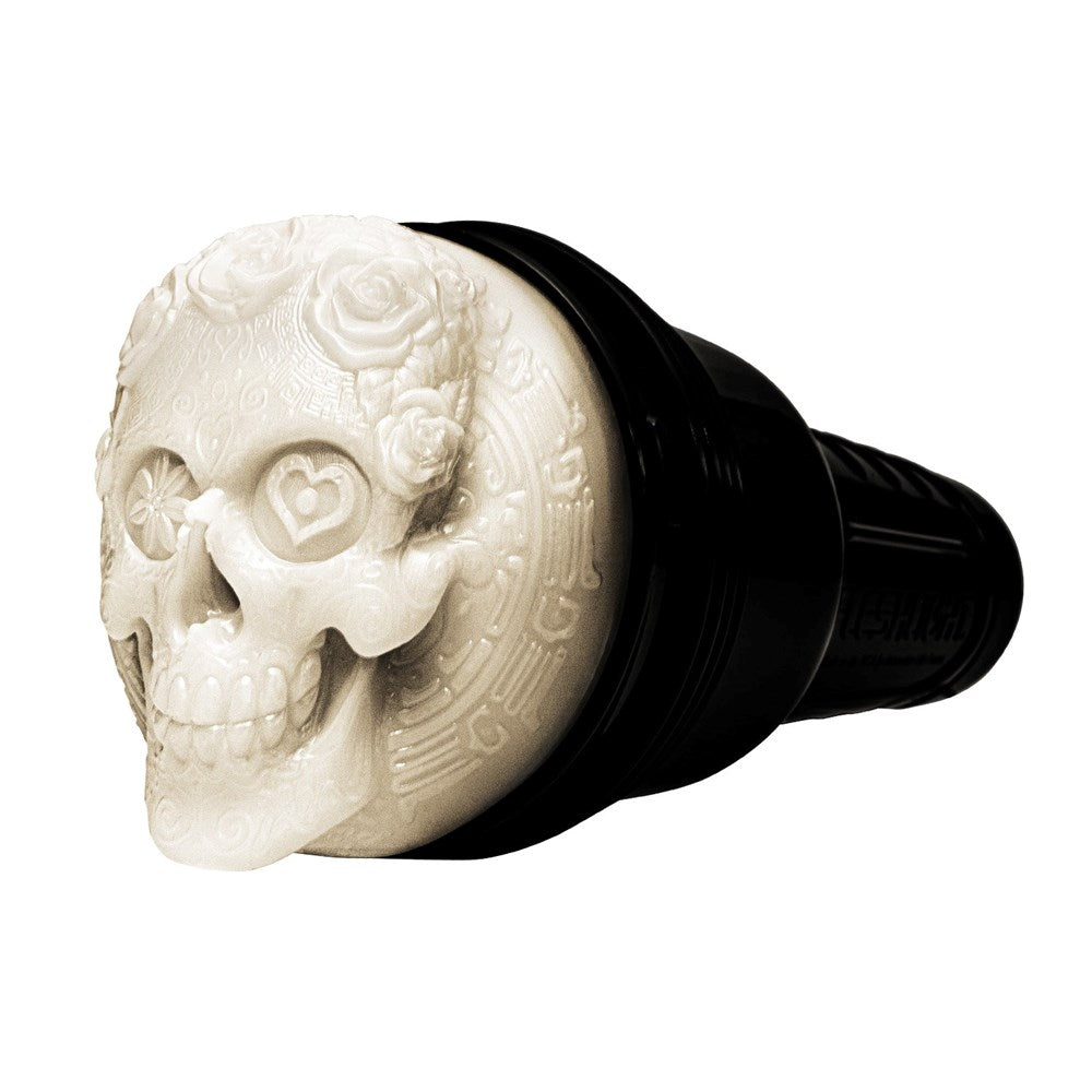Fleshlight Fantasy La Calavera Realistic Mens Masturbators with Skull Design - White - Fleshlight Male Masturbators