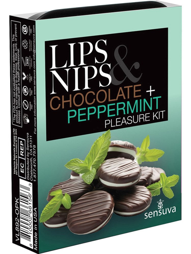 Sensuva On LIPS & NIPS Balm With Sex Pheromones Buzzing Lip Cooling Nipple - Chocolate + Peppermint - Sex Pheromones and Perfumes