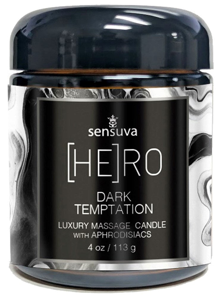 Sensuva On HERO Dark Temptation Luxury Massage Candle 118ml Ocean Forest - Default Title - Sex Pheromones and Perfumes