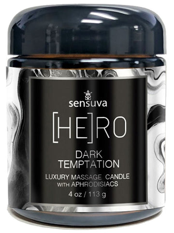 Sensuva On HERO Dark Temptation Luxury Massage Candle 118ml Ocean Forest - Sex Pheromones and Perfumes