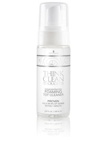 Sensuva On Think Clean Thoughts Foaming Toy Cleaner 150ml Antibacterial Hygiene - Adult Toy Cleaner