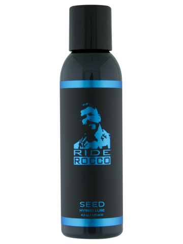 Sliquid Ride Rocco Seed Silk Hybrid Lubricant 4.2oz Creamy Cum Like Texture - Massage Oils and Lubricants