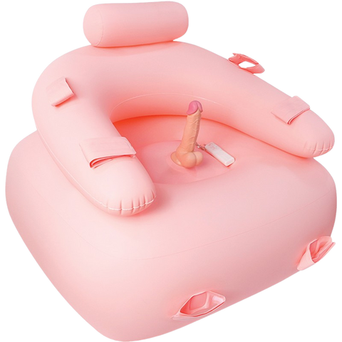 Hott Products Get Down On It Inflatable Vibrating Dildo - Vibrating Dildos