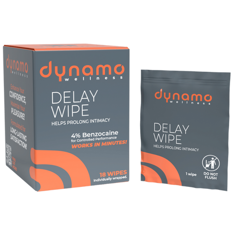 Screaming O Adult Sex Delay Wipe with 4% Benzocaine Formula - Delay and Excite Sprays