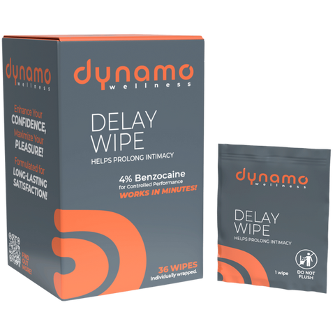 Screaming O Adult Sex Delay Wipe with 4% Benzocaine Formula - Delay and Excite Sprays