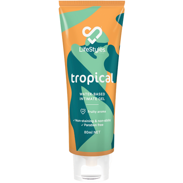 Ansell Tropical Water-based Intimate Gel 80ml - Default Title - Water Based Lubes