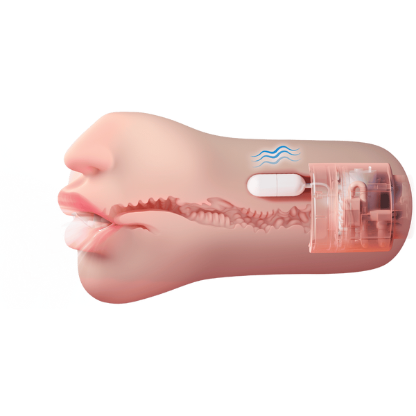 Amovibe Suction Kiss Sucking & Vibrating Mouth Strokers - - Realistic Butts And Vaginas