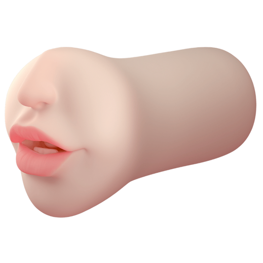Amovibe Suction Kiss Sucking & Vibrating Mouth Strokers - Flesh - Realistic Butts And Vaginas