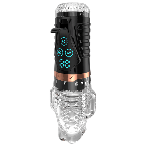 Amovibe Alpha Sucking & Vibrating Male Masturbator - Masturbators and Strokers