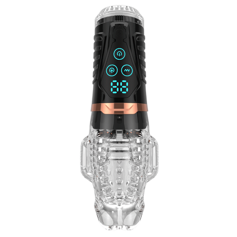 Amovibe Alpha Sucking & Vibrating Male Masturbator - Masturbators and Strokers