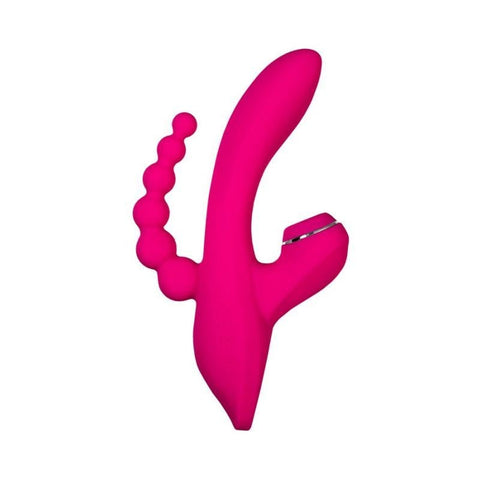JOS Tripling Triple Rabbit Style Clitoral Stimulator with Triple Action - Rabbit Vibrators